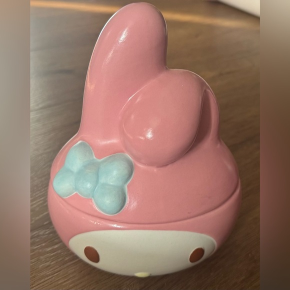 MY MELODY-NWT Pink Ceramic Bowl with Lid - Picture 4 of 13